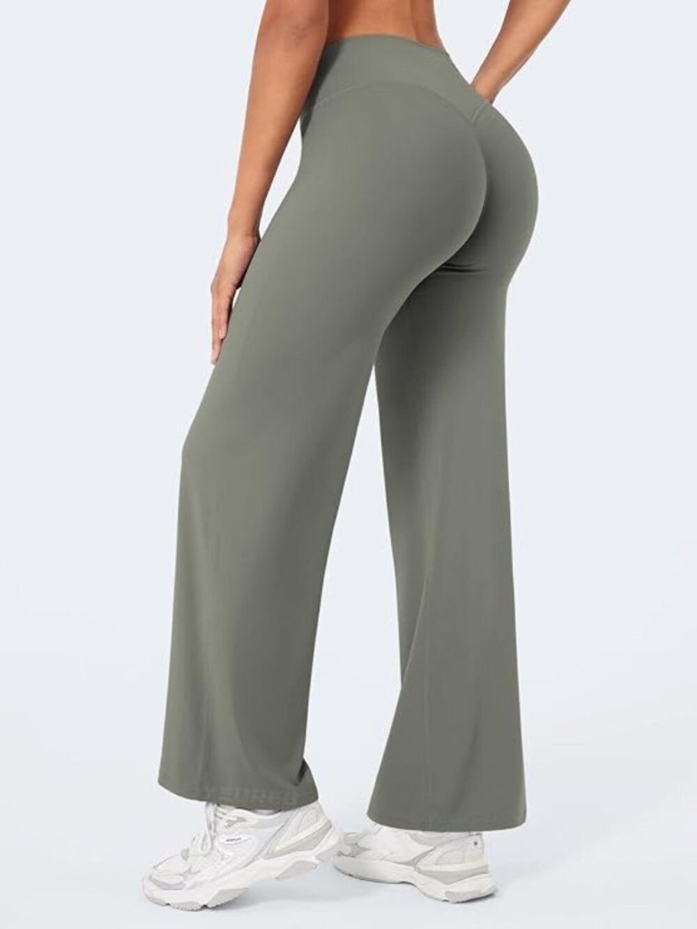 Buttery Soft Wide Leg Butt Lifting High Waist Yoga Pants